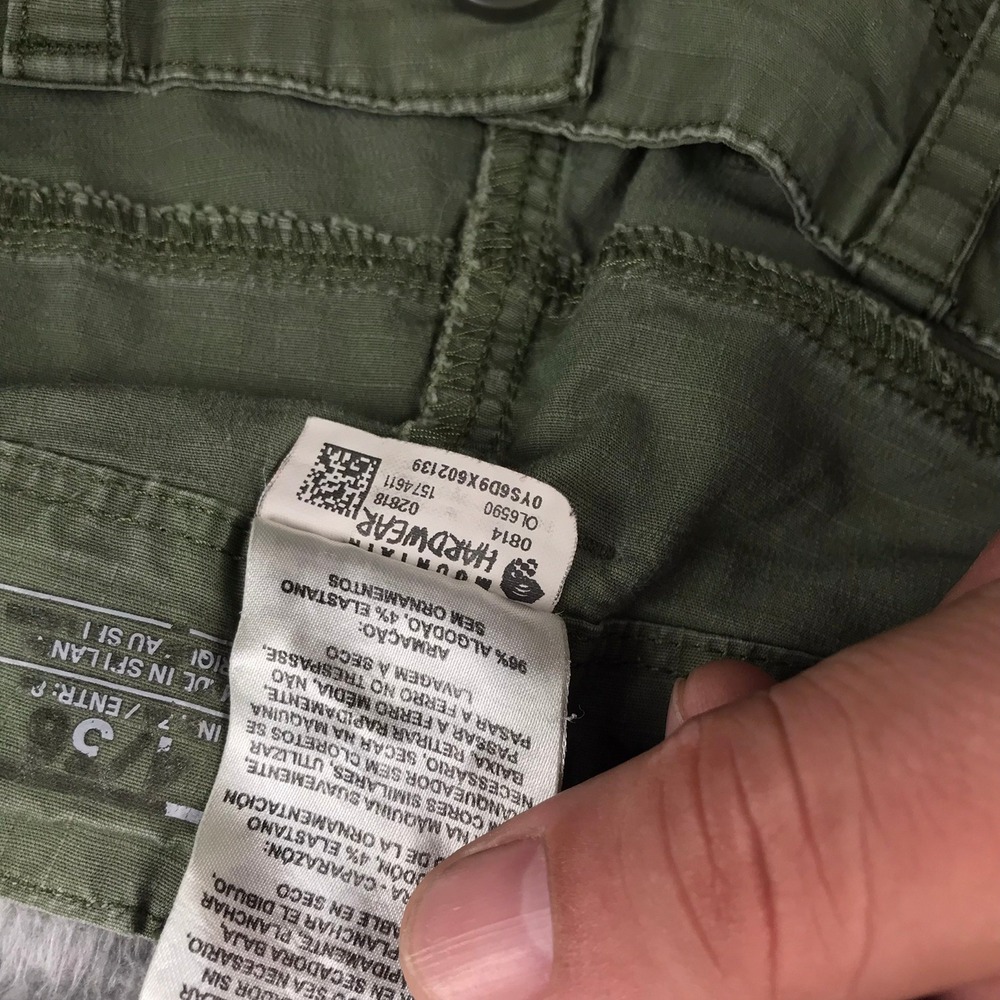 Mountain Hardwear Pants Womens 4 Olive Green Cotton Stretch Hiking Outdoor - Picture 10 of 16